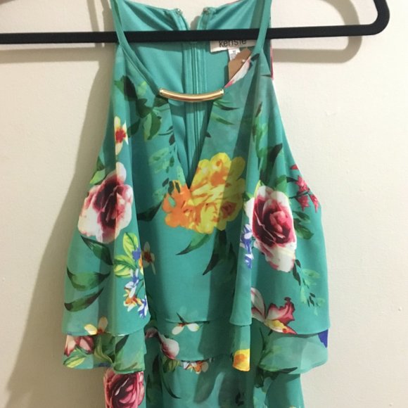 Kensie Green Maxi Dress - Item#30 - Picture 3 of 6